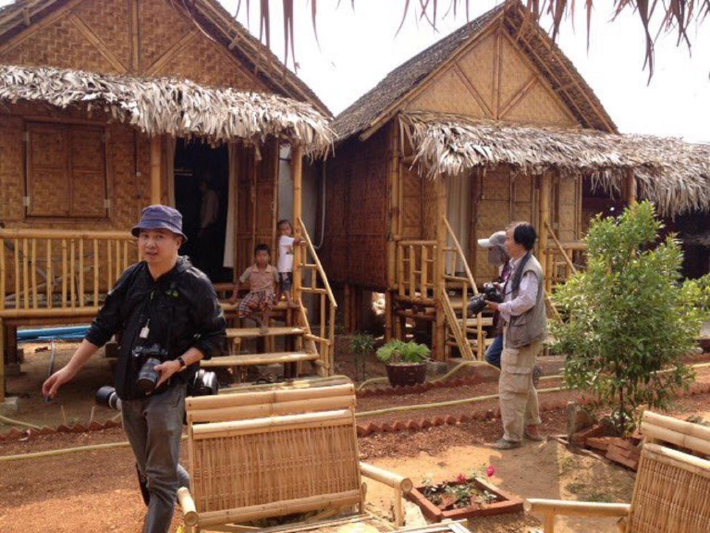 Bamboo House Appartamento Bagan Esterno foto